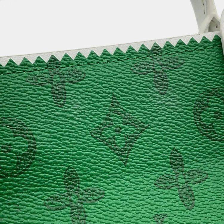 Pre Owned Louis Vuitton Ritter Bag Green Monogram Everyday Lv