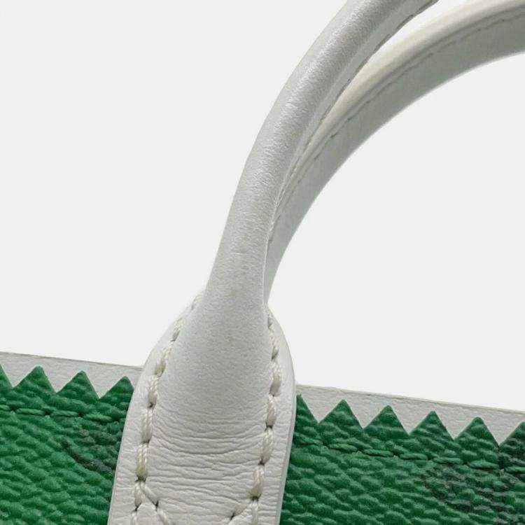 Pre Owned Louis Vuitton Ritter Bag Green Monogram Everyday Lv