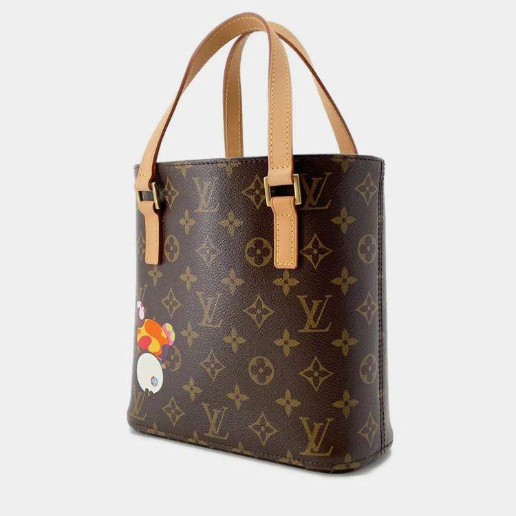 Pre Owned Louis Vuitton Vavin Brown Monogram Panda Takashi Murakami Size Pm