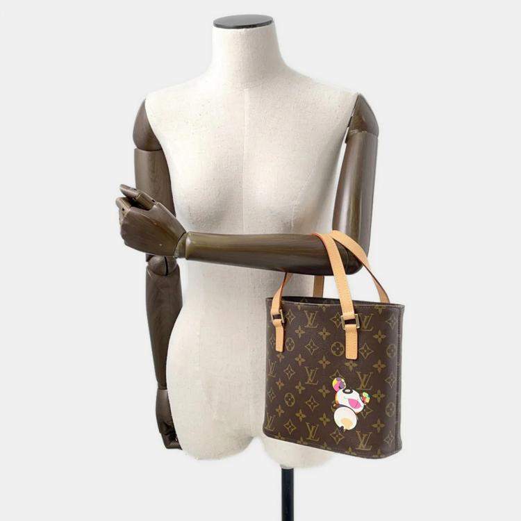 Pre Owned Louis Vuitton Vavin Brown Monogram Panda Takashi Murakami Size Pm
