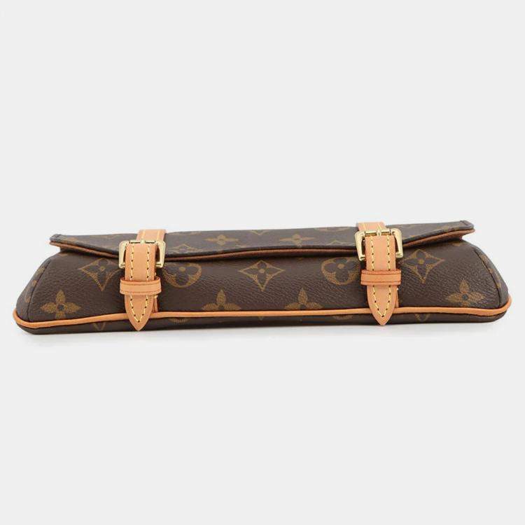 Pre Owned Louis Vuitton Pochette Murrell Brown Monogram