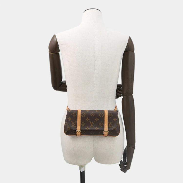 Pre Owned Louis Vuitton Pochette Murrell Brown Monogram