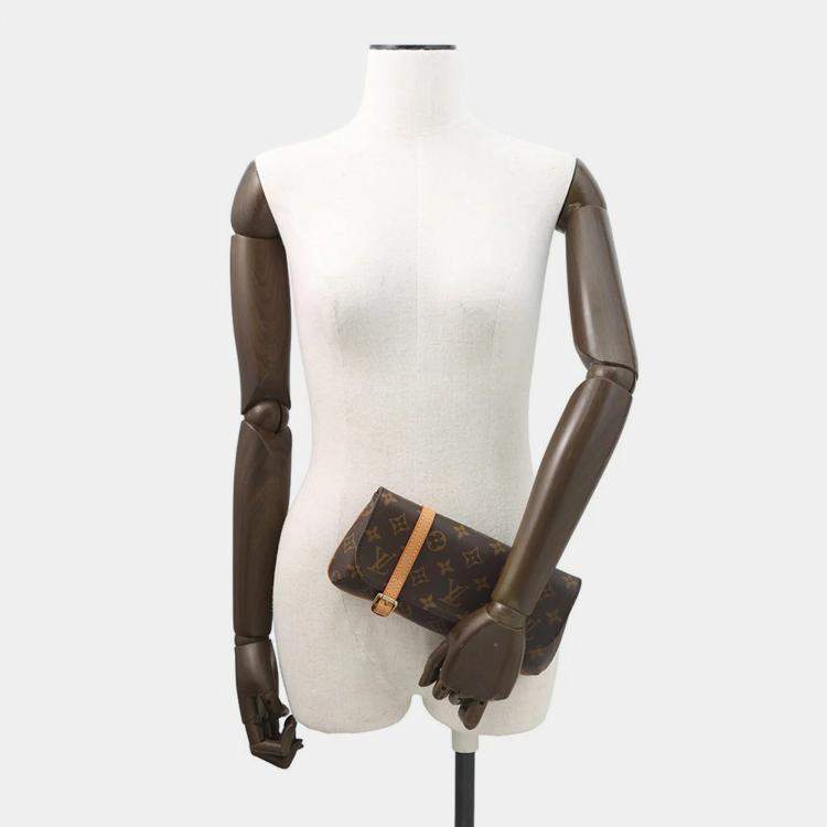 Pre Owned Louis Vuitton Pochette Murrell Brown Monogram