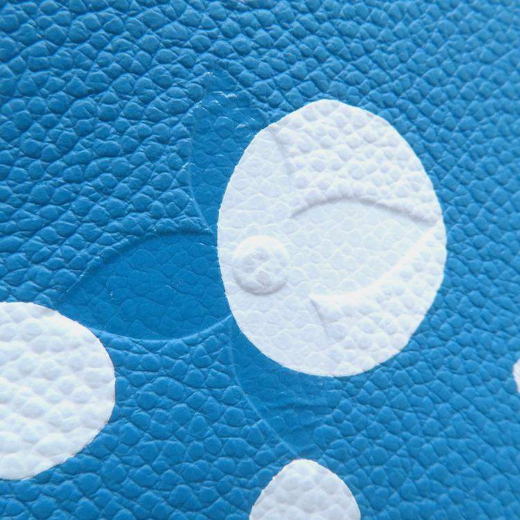 Pre Owned Louis Vuitton Lvxyk Speedy Bandouliere Blue/White Monogram Empreinte Leather Infinity Dot Size 20