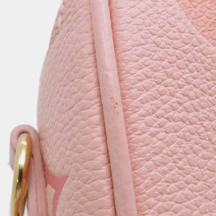 Pre Owned Louis Vuitton Mini Bumbag Pink Bicolor Monogram Empreinte Leather
