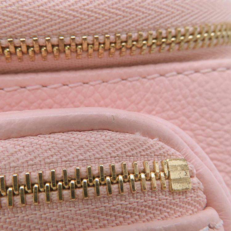 Pre Owned Louis Vuitton Mini Bumbag Pink Bicolor Monogram Empreinte Leather