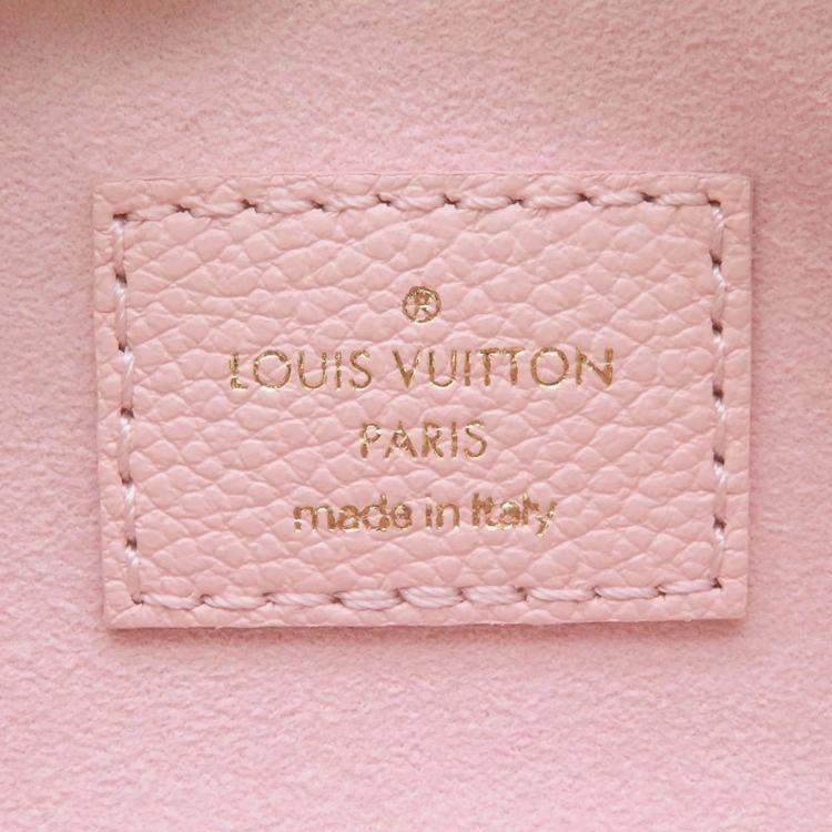 Pre Owned Louis Vuitton Mini Bumbag Pink Bicolor Monogram Empreinte Leather