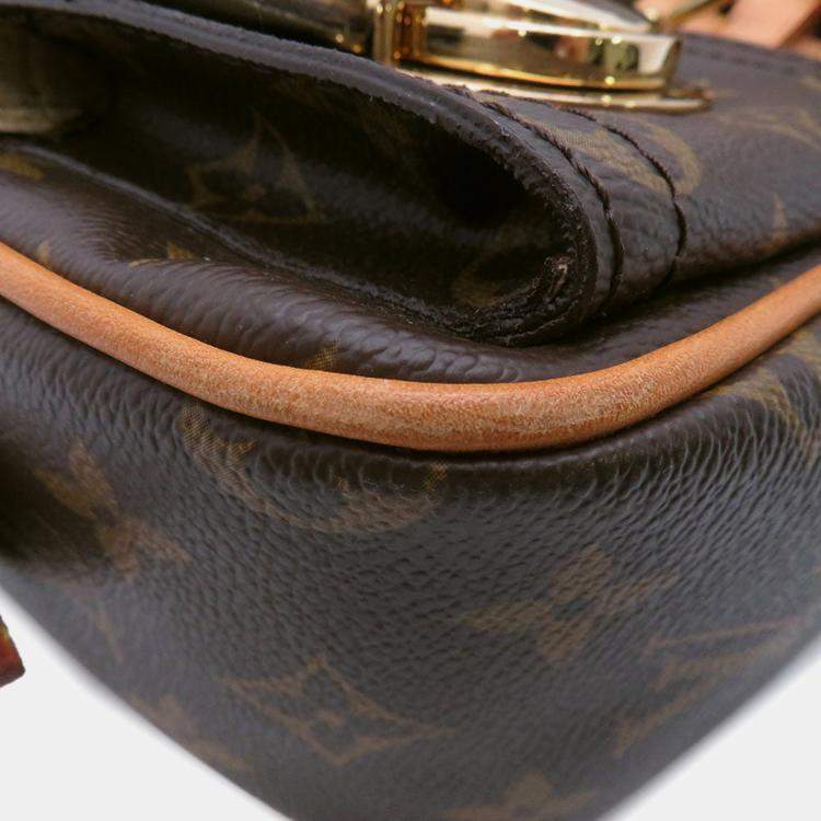 Pre Owned Louis Vuitton Hudson Brown Monogram Size Pm