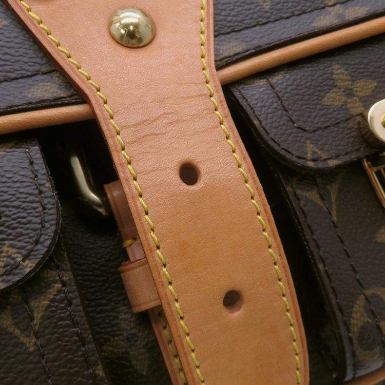 Pre Owned Louis Vuitton Hudson Brown Monogram Size Pm