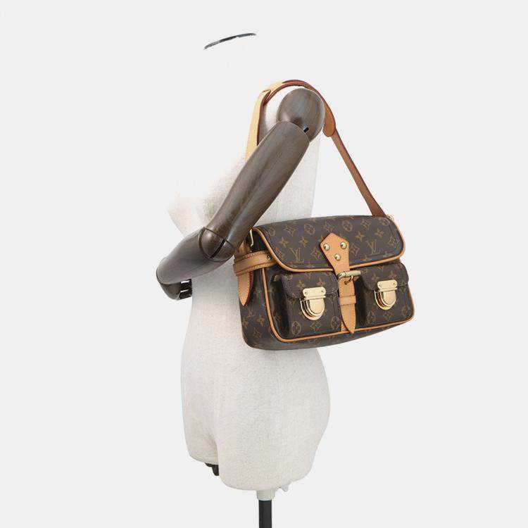 Pre Owned Louis Vuitton Hudson Brown Monogram Size Pm