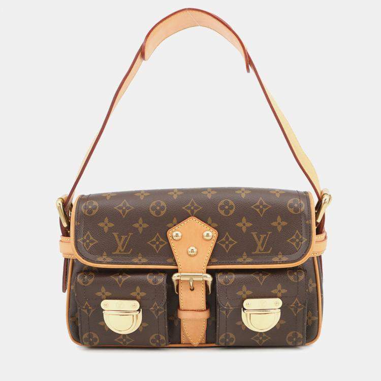 Pre Owned Louis Vuitton Hudson Brown Monogram Size Pm