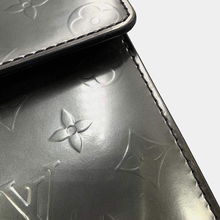 Pre Owned Louis Vuitton Spring Street Silver/Tassili Yellow Monogram Vernis Leather Epi Leather Monogram Size Pm