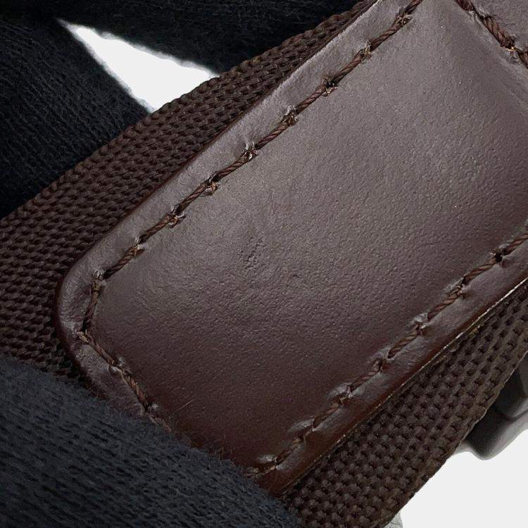 Pre Owned Louis Vuitton Bumbag Melville Brown Damier Ebene Canvas