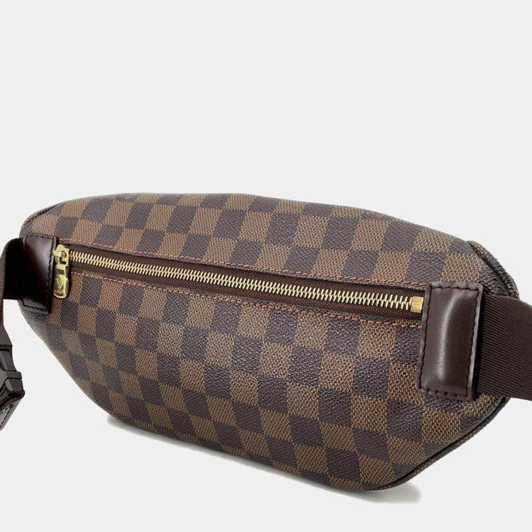 Pre Owned Louis Vuitton Bumbag Melville Brown Damier Ebene Canvas