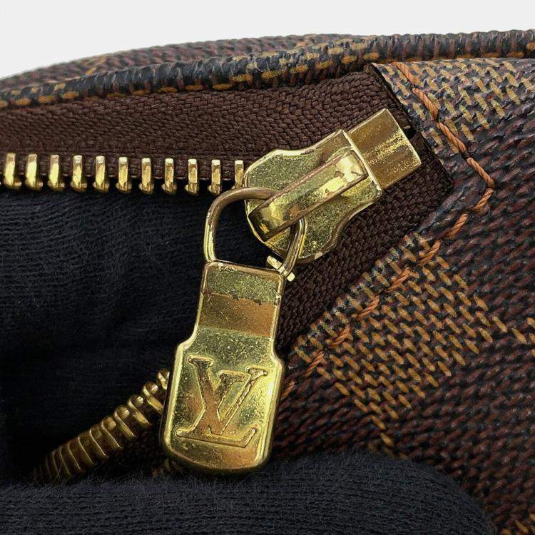 Pre Owned Louis Vuitton Bumbag Melville Brown Damier Ebene Canvas