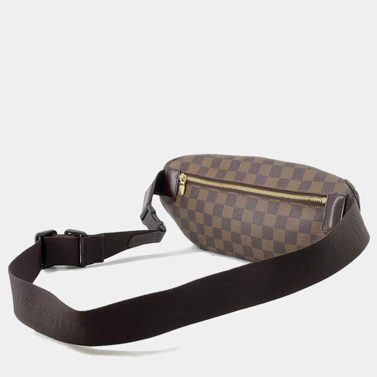 Pre Owned Louis Vuitton Bumbag Melville Brown Damier Ebene Canvas