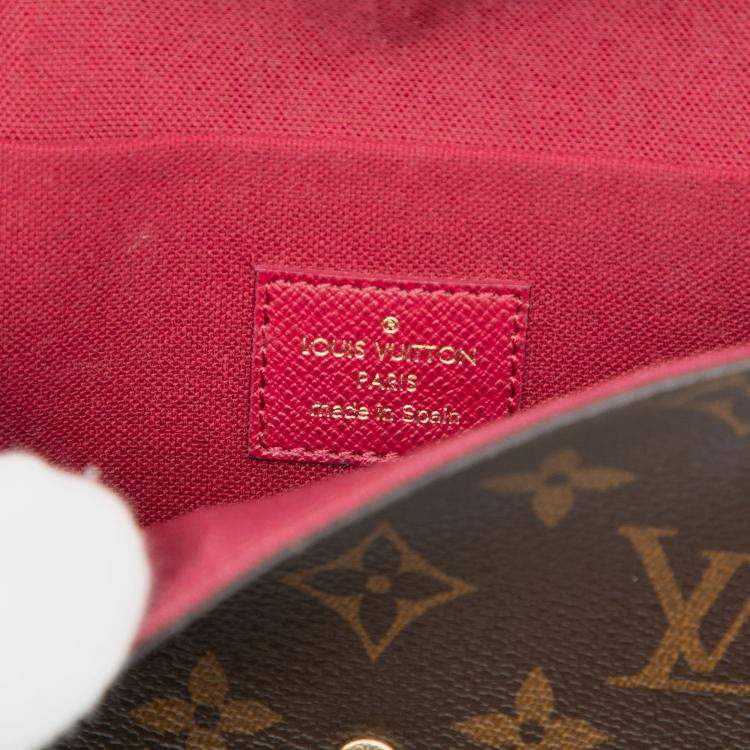 Pre Owned Louis Vuitton Brown Monogram Pochette Felicie