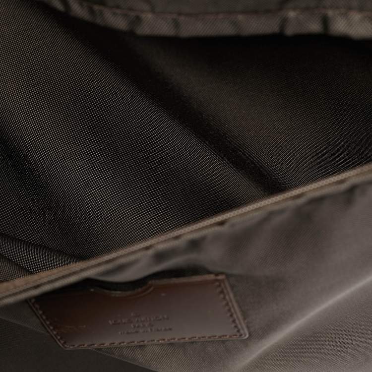 Pre Owned Louis Vuitton Pegase 55 Damier Ebene Canvas Luggage