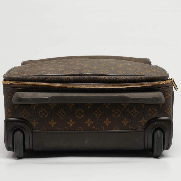 Pre Owned Louis Vuitton Pegase 55 Monogram Canvas Luggage