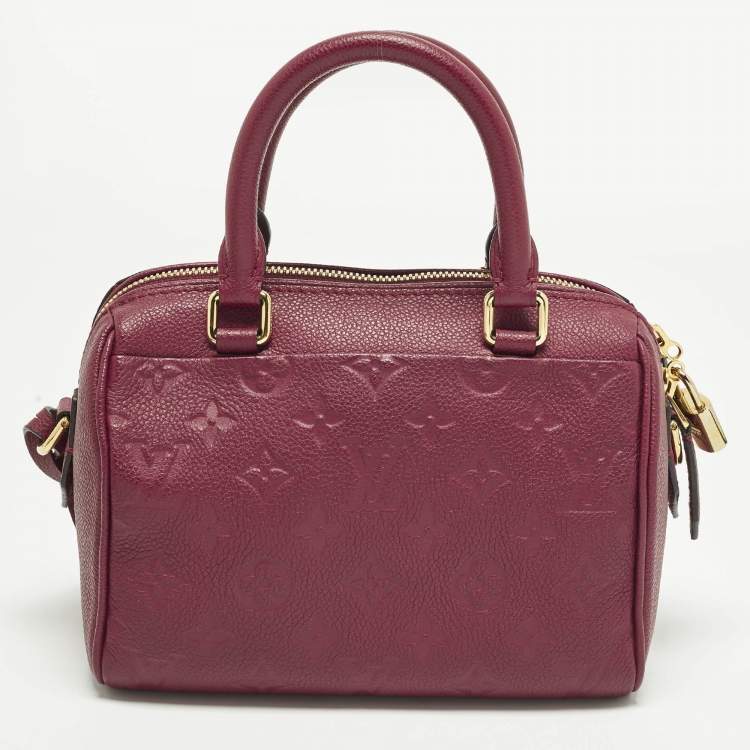 مملوكة مسبقًا Louis Vuitton Speedy Bandouliere 20 Aurore Monogram Empreinte Leather Bag