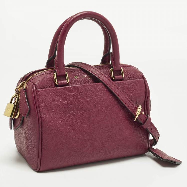 مملوكة مسبقًا Louis Vuitton Speedy Bandouliere 20 Aurore Monogram Empreinte Leather Bag