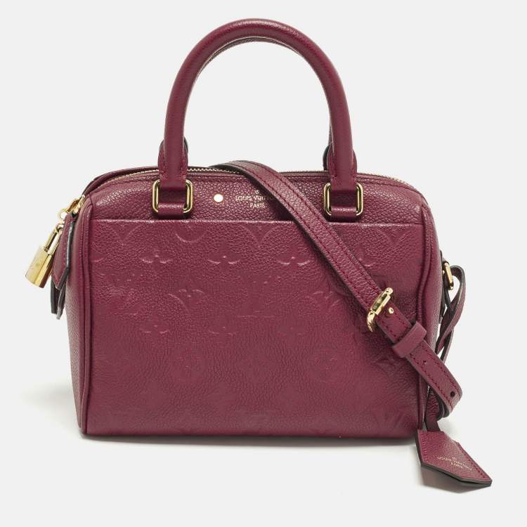 مملوكة مسبقًا Louis Vuitton Speedy Bandouliere 20 Aurore Monogram Empreinte Leather Bag