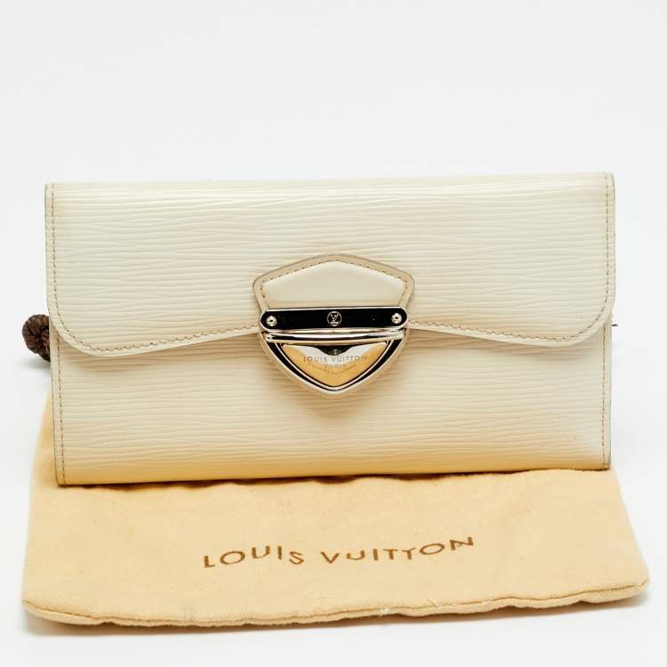 Pre Owned Louis Vuitton Eugenie Ivorie Epi Leather Wallet