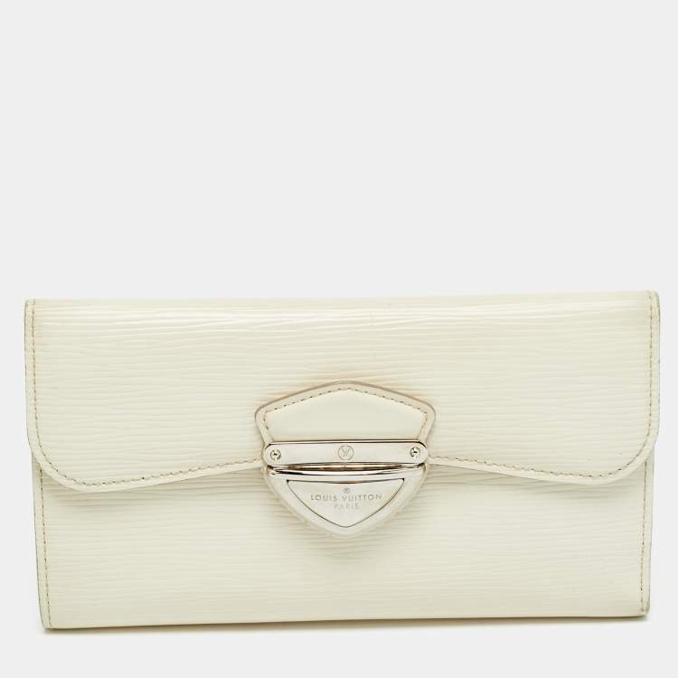 Pre Owned Louis Vuitton Eugenie Ivorie Epi Leather Wallet