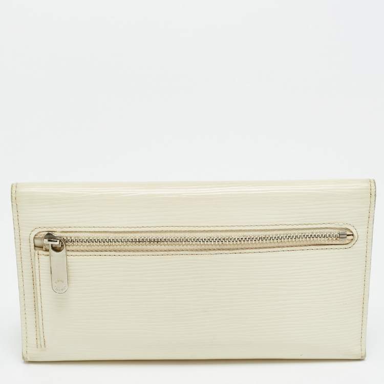 Pre Owned Louis Vuitton Eugenie Ivorie Epi Leather Wallet