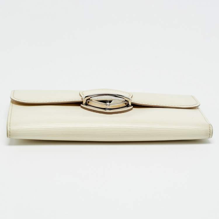 Pre Owned Louis Vuitton Eugenie Ivorie Epi Leather Wallet