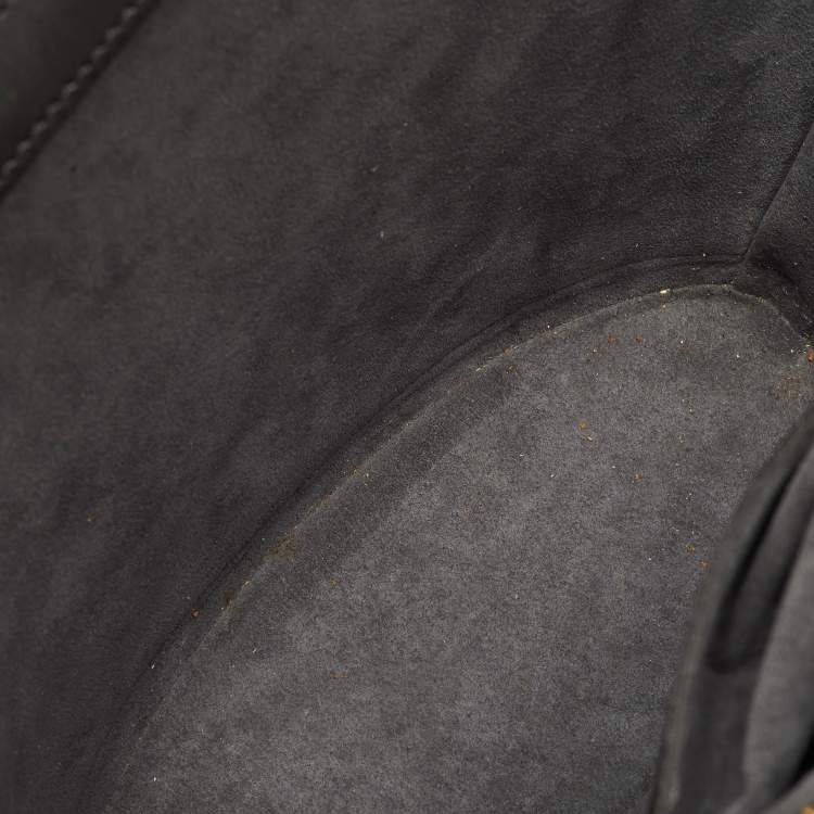 Pre Owned Louis Vuitton Saint Jacques PM Black Epi Leather Bag