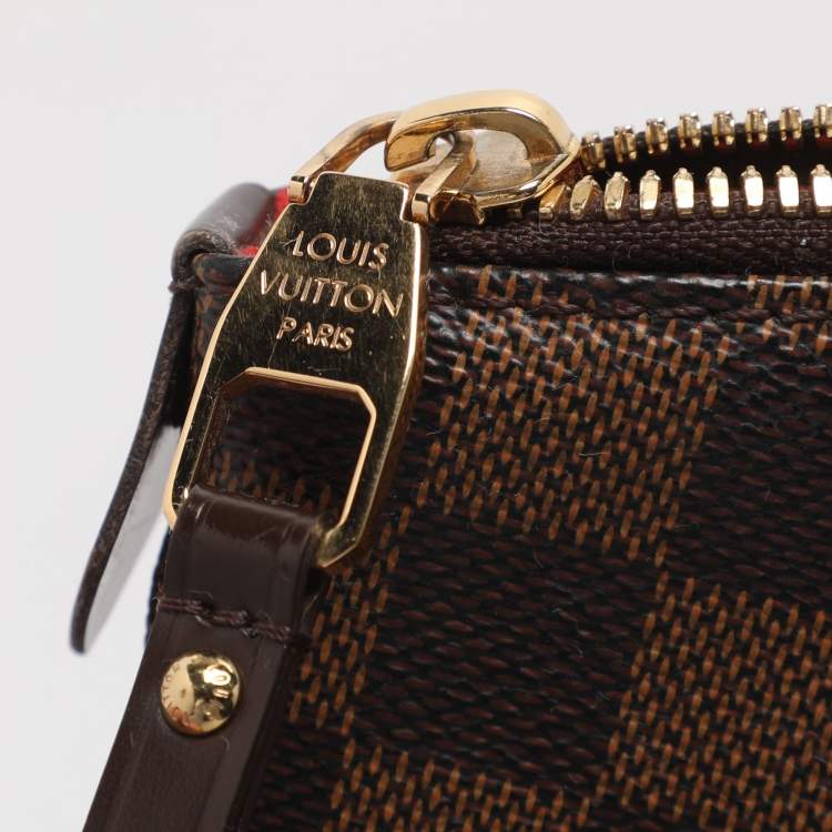 Pre Owned Louis Vuitton Westminister GM Damier Ebene Canvas and Leather Bag