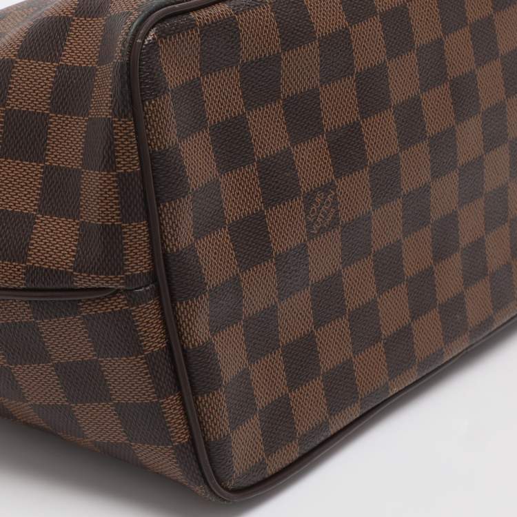 Pre Owned Louis Vuitton Westminister GM Damier Ebene Canvas and Leather Bag