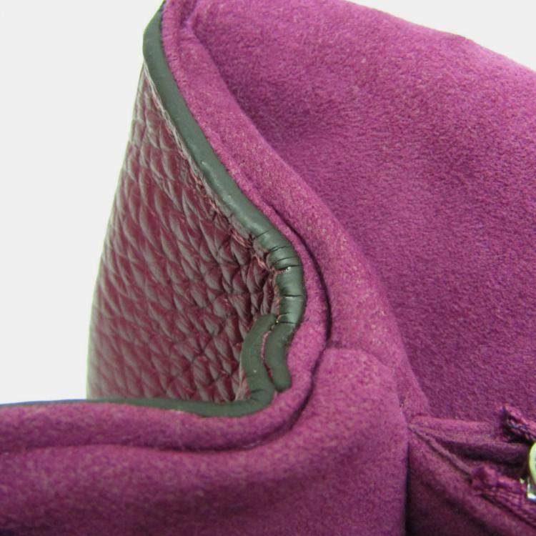 Pre Owned Louis Vuitton Parnassea Volta Handbag Shoulder Bag Purple