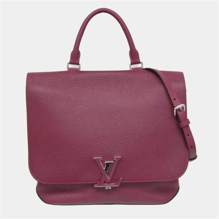 Pre Owned Louis Vuitton Parnassea Volta Handbag Shoulder Bag Purple