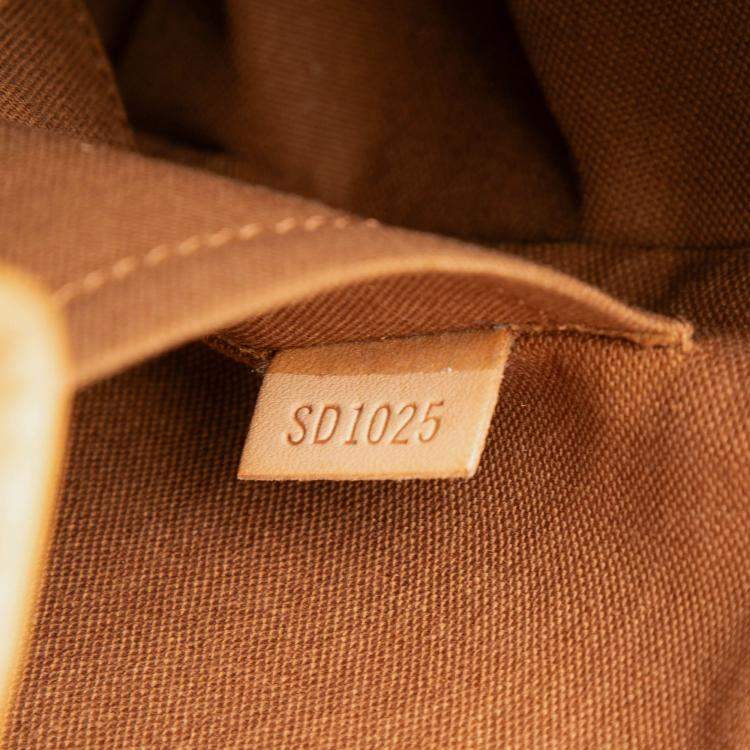 مملوكة مسبقًا Louis Vuitton Brown Monogram Batignolles Vertical PM