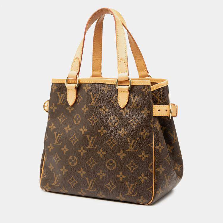 مملوكة مسبقًا Louis Vuitton Brown Monogram Batignolles Vertical PM
