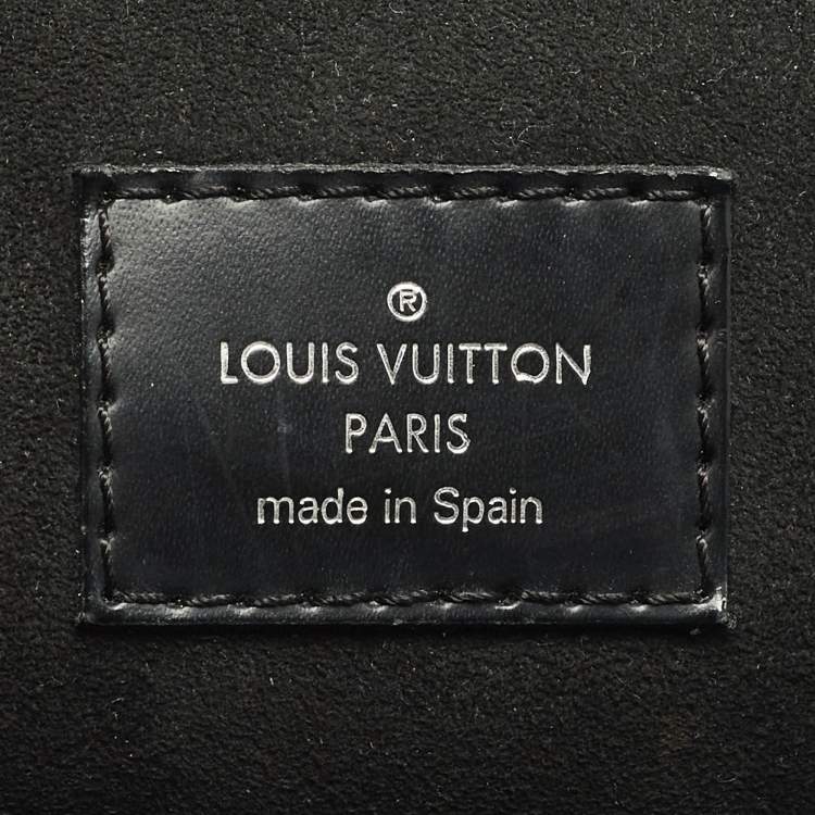 Pre Owned Louis Vuitton Cluny BB Black Epi Leather Bag
