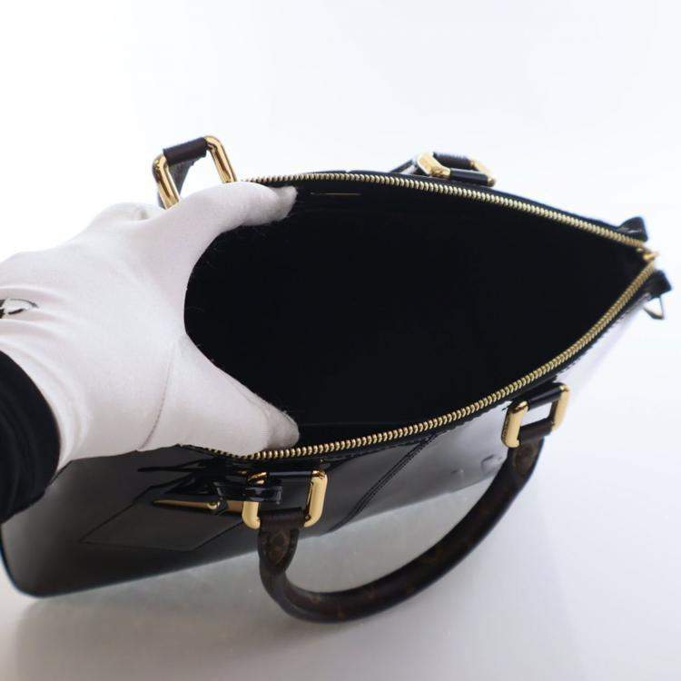 Pre Owned Lous Vuitton Vernis Miroir Tote With Strap