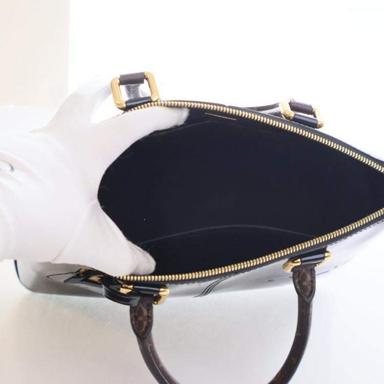 Pre Owned Lous Vuitton Vernis Miroir Tote With Strap