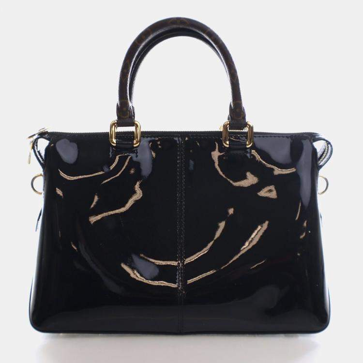 Pre Owned Lous Vuitton Vernis Miroir Tote With Strap