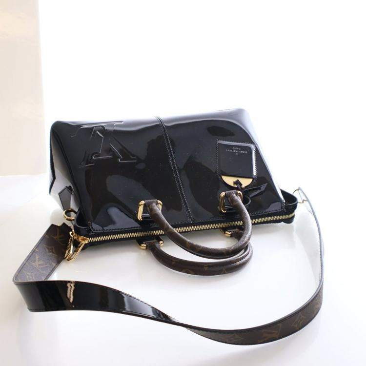 Pre Owned Lous Vuitton Vernis Miroir Tote With Strap
