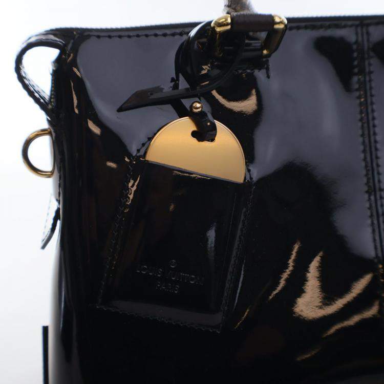 Pre Owned Lous Vuitton Vernis Miroir Tote With Strap