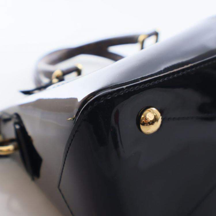 Pre Owned Lous Vuitton Vernis Miroir Tote With Strap