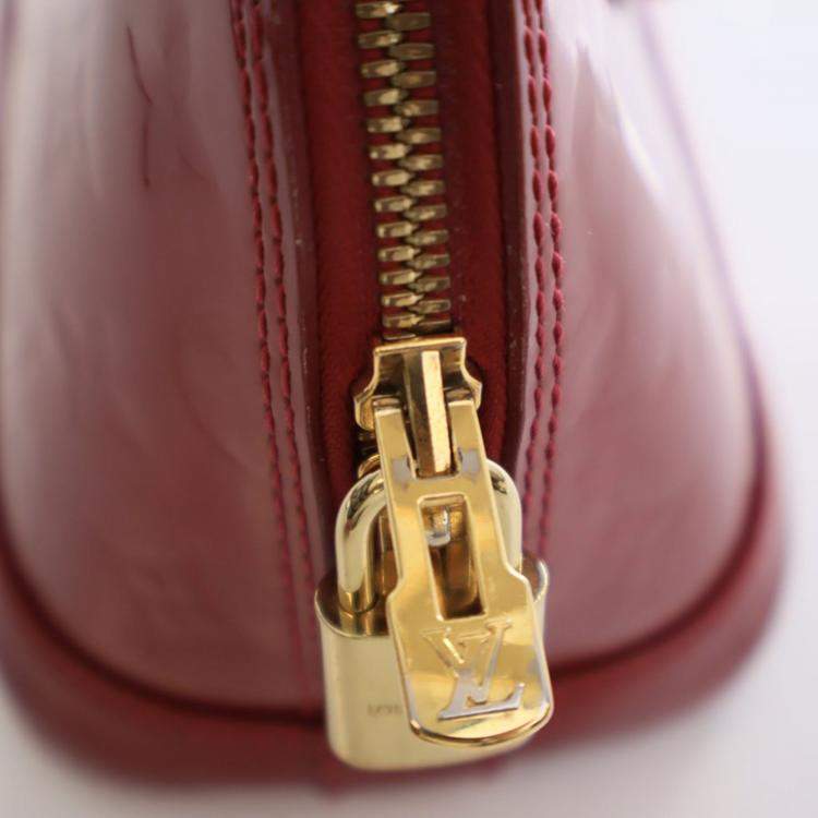 Pre Owned Louis Vuitton Monogram Vernis Alma BB