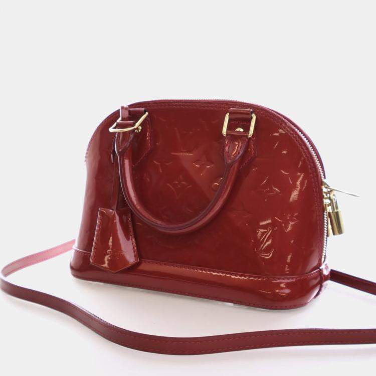 Pre Owned Louis Vuitton Monogram Vernis Alma BB