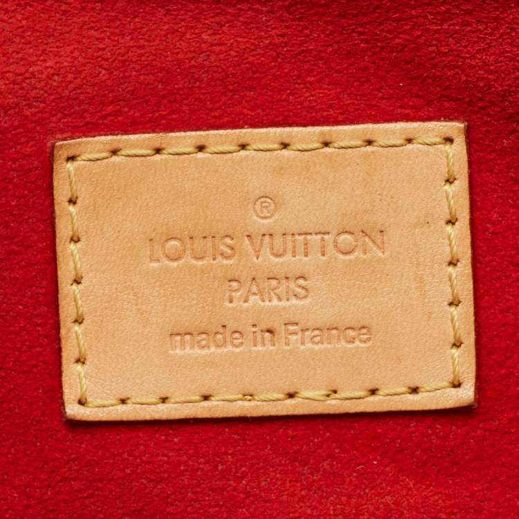 Pre Owned Louis Vuitton Pallas MM Cherry Monogram Canvas Bag