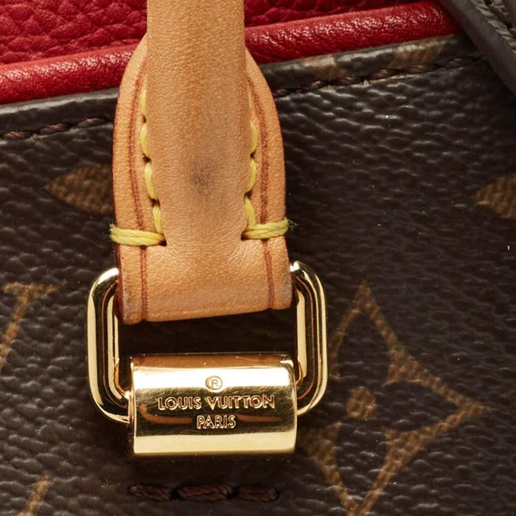 Pre Owned Louis Vuitton Pallas MM Cherry Monogram Canvas Bag