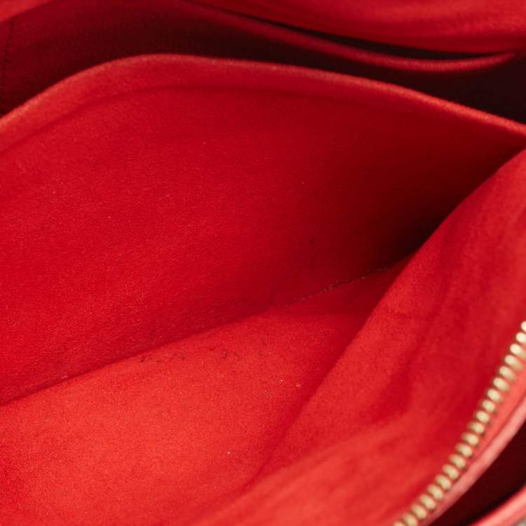 Pre Owned Louis Vuitton Pallas MM Cherry Monogram Canvas Bag