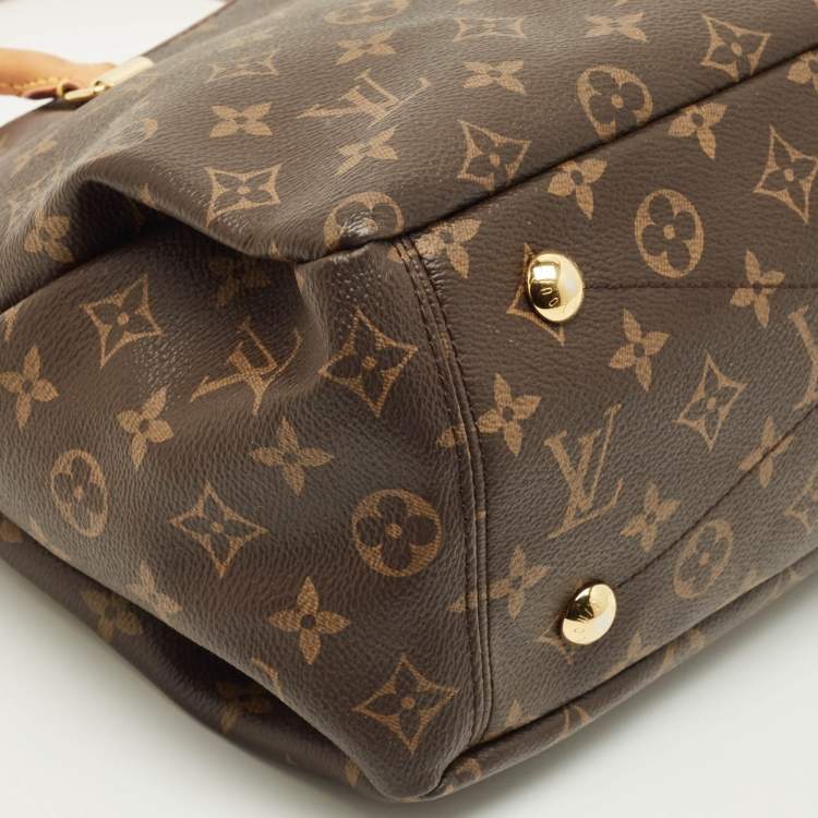 Pre Owned Louis Vuitton Pallas MM Cherry Monogram Canvas Bag